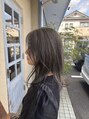 ワンネスヘアーサロン(oneness hair salon) たっぷりハイライトをいれたアッシュカラー