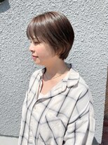 アリカ(alica)&nbsp;奥行きショート小顔前上がりワンサイドショートボブカット