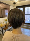 【GOOD DAY HAIR】ショート バレイヤージュ ケアブリーチ