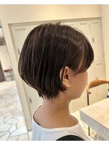 カナモ(Canamo)&nbsp;丸みショート／ショートボブ／アッシュブラウン／髪質改善