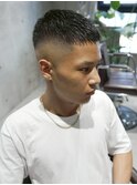 MEN'S/ハイフェード×クロップ/短髪/男髪/スキンフェード