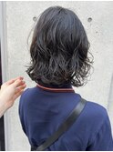 【三ツ井純】ほつれパーマ ボブパーマ レイヤーボブパーマ 20代