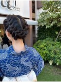 浴衣ヘアアレンジ