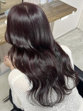 ラフィット 香椎(lafit) 透け感たっぷりラベンダー韓国ヘア