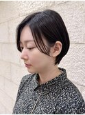 伸ばしかけショートボブ　顔まわりカット　京都美容室　進詩織