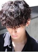 ツイストスパイラル無造作マッシュ