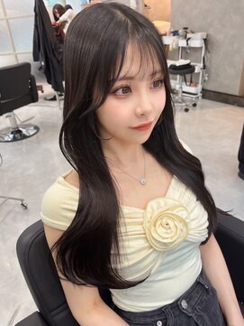 マーシュ 梅田(marshu) 【韓国ヘア】marshu/ワンホンくびれミディアム/髪質改善