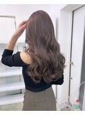 髪質改善×暗めベージュカラーで柔らか大人艶髪/髪質改善新宿f