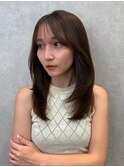 くびれヘア/顔周り/韓国/ボブ/レイヤーカット/前髪/カラー/銀座