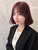 ウィル 京橋店(WiLL)&nbsp;顔周り小顔カット☆チェリーレッド