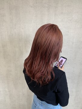 トリコ(ToricO) ピンクブラウン　ダブルカラー　ハイトーン　ピンクベージュ