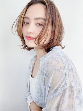 ケーツー エソラ池袋店(K-two) 大人カジュアルなくびれボブ［髪質改善/池袋&目白&大塚］