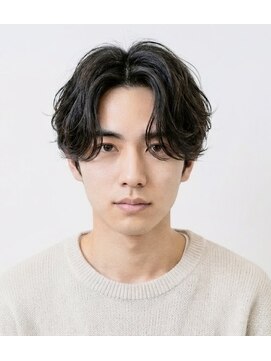 シエルクレール(Ciel Clair) シャドウパーマ×センターパート