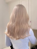 ベレーザ 渋谷(BELEZA)&nbsp;18056ホワイトミルクティーブロンドレイヤーくびれミディアム