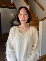 サロンエフ(salon f)&nbsp;ベージュブラウン×ボブ