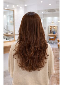 ジプソ 池袋西口(Gypso) 白髪ぼかし×髪質改善ピンクベージュカラー＋カット