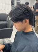 マッシュ/黒髪/ナチュラルマッシュ/メンズ/ツーブロック