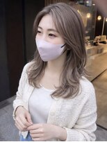 アース 豊橋店(HAIR&MAKE EARTH)&nbsp;透明感ミルクティーベージュ