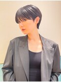 ハンサムショート/ショートボブ/20代30代40代50代/顔周りカット