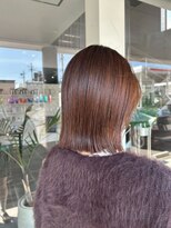 ビーグレイス 美濃加茂店(be Grace)&nbsp;切りっぱなしボブ×20代ピンクブラウン