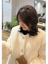 ルーク バイ ヘアーポケット(Luke by hair pocket)&nbsp;くびれヘアと透明感オリーブグレージュ