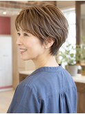 【37.ショートカット・ショートボブ・ボブ・白髪染め・白髪】