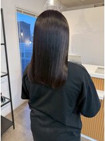 クララジャパン ナベシマ(CLALA JAPAN Nabeshima)&nbsp;髪質改善　縮毛矯正　顔まわり　韓国風　ミディアムレイヤー