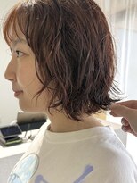 ログ(log)&nbsp;ニュアンスパーマ　髪質改善カラー　顔まわり　レイヤー　艶髪
