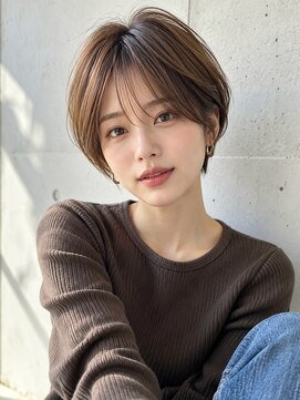 ノア 三宮店(NOA) 【NOA】小顔丸みショートボブ×透明感ブラウン