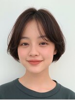 ロディーナ 大口 新子安(rodina) ハッシュカット/グレージュ/デザインカラー/大口新子安白楽鶴見