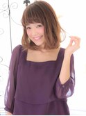 ラフさと甘さが鉄板☆小顔ボブ