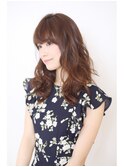 フレンチガーリーなゆるふわセミディ☆フェミニン×ナチュラル