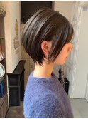 簡単1分でスタイリングが決まる！くびれショートヘア☆