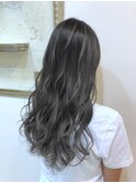 ロング×ハイライト×グレージュ