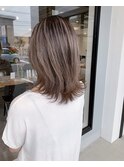 20代30代40代大人可愛いミルクティーベージュハイライト