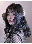 シースルーバング×ナチュラルウェーブ