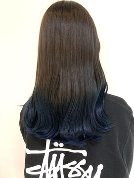 アライブ キチジョウジ(ALIVE Kichijoji) 韓国風ブルーブラックグラデーションカラー