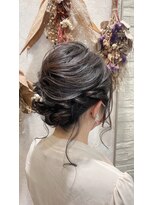 オラ ボーテ(Aura Beaute)&nbsp;『AuraBeaute 京都』結婚式 お呼ばれヘア 編み込み