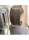 人気スタイル ぷつっとボブ