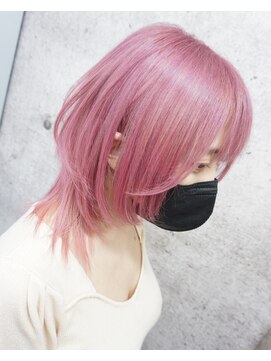 ヘアテリア リュウ 大塚(hair teria ryu) ウルフ×コットンピンク