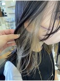 イヤリングホワイトベージュ