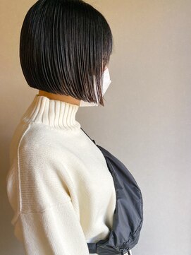 ブルー(BLUE) #BLUE シンプルボブ