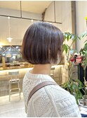 ミニボブ×ラベンダーカラー