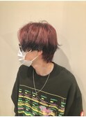 エンドカラー/メンズカット/センターパート/