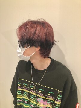 ユニコ(unico) エンドカラー/メンズカット/センターパート/