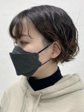 プライズ 表参道原宿店(prize) ツーブロックスパイラルパーマボブ