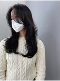 顔まわりレイヤー多め 韓国レイヤー