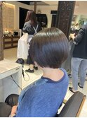 丸みショートスタイル
