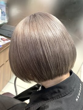 ヘアークリアー せんげん台 ブリーチONカラー パールミルクティー
