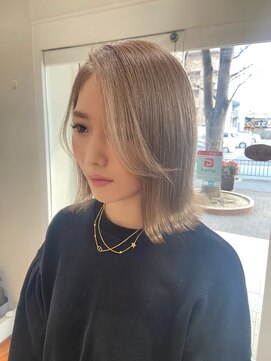 シエル ヘアーメイクアップ(CieL hair make up) ハイトーン×ベージュ